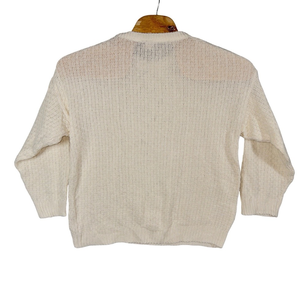 Australian‎ Cable Knit Acrylic Fisherman Sweater Oversized Womens One Size - Picture 2 of 8